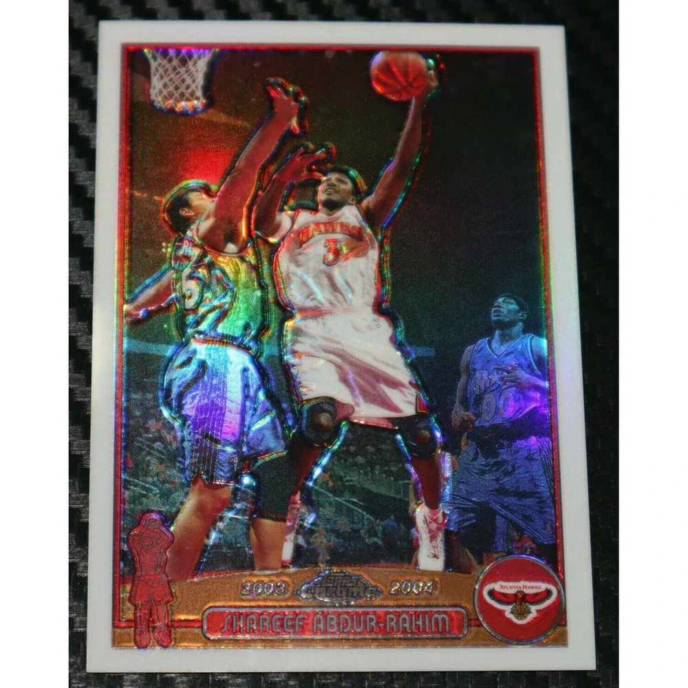 2003-04 TOPPS‎ CHROME SHAREEF ABDUR-RAHIM REFRACTOR